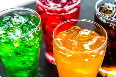 Assorted sodas