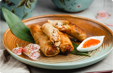 Spicy Thai Spring Rolls