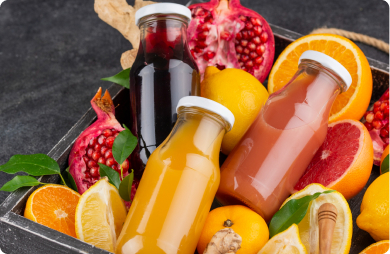 Freshly squeezed juices